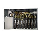 4GB DDR3 ETC ASIC Miner AMD A4 5300 FM2 8 GPU Mining Rig Frame