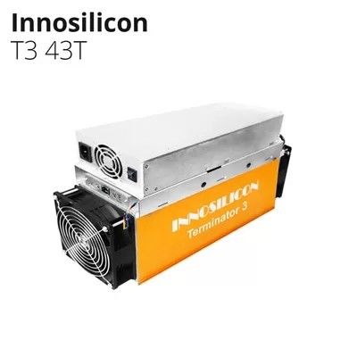 2.1KW SHA-256 Algorithm Miner Innosilicon T3 43TH/S DDR2 Video Memory